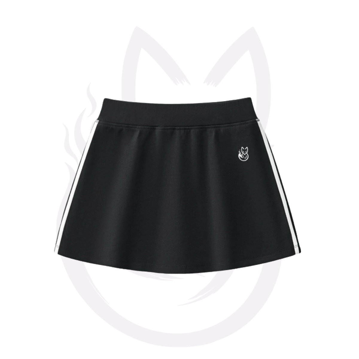 Black Rally Skort