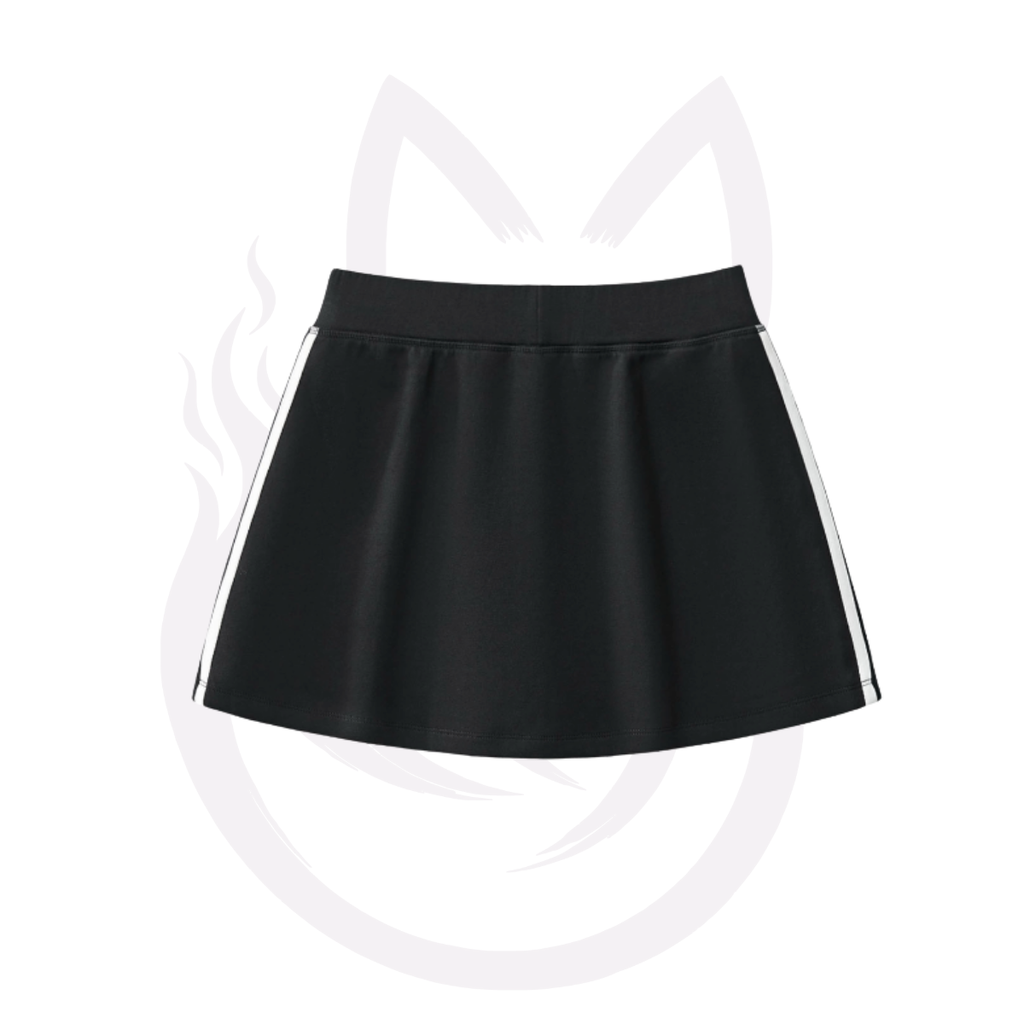 Black Rally Skort