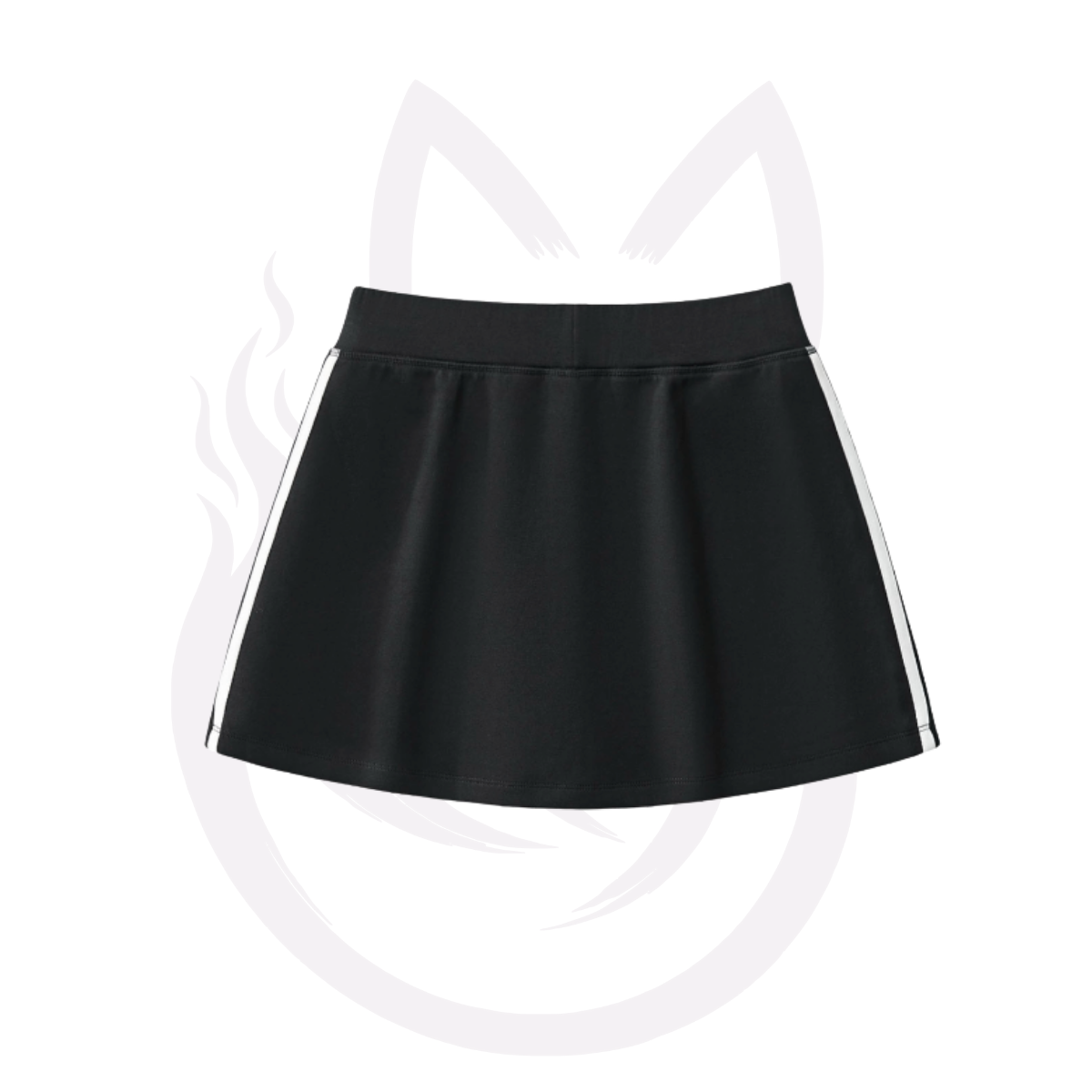 Black Rally Skort